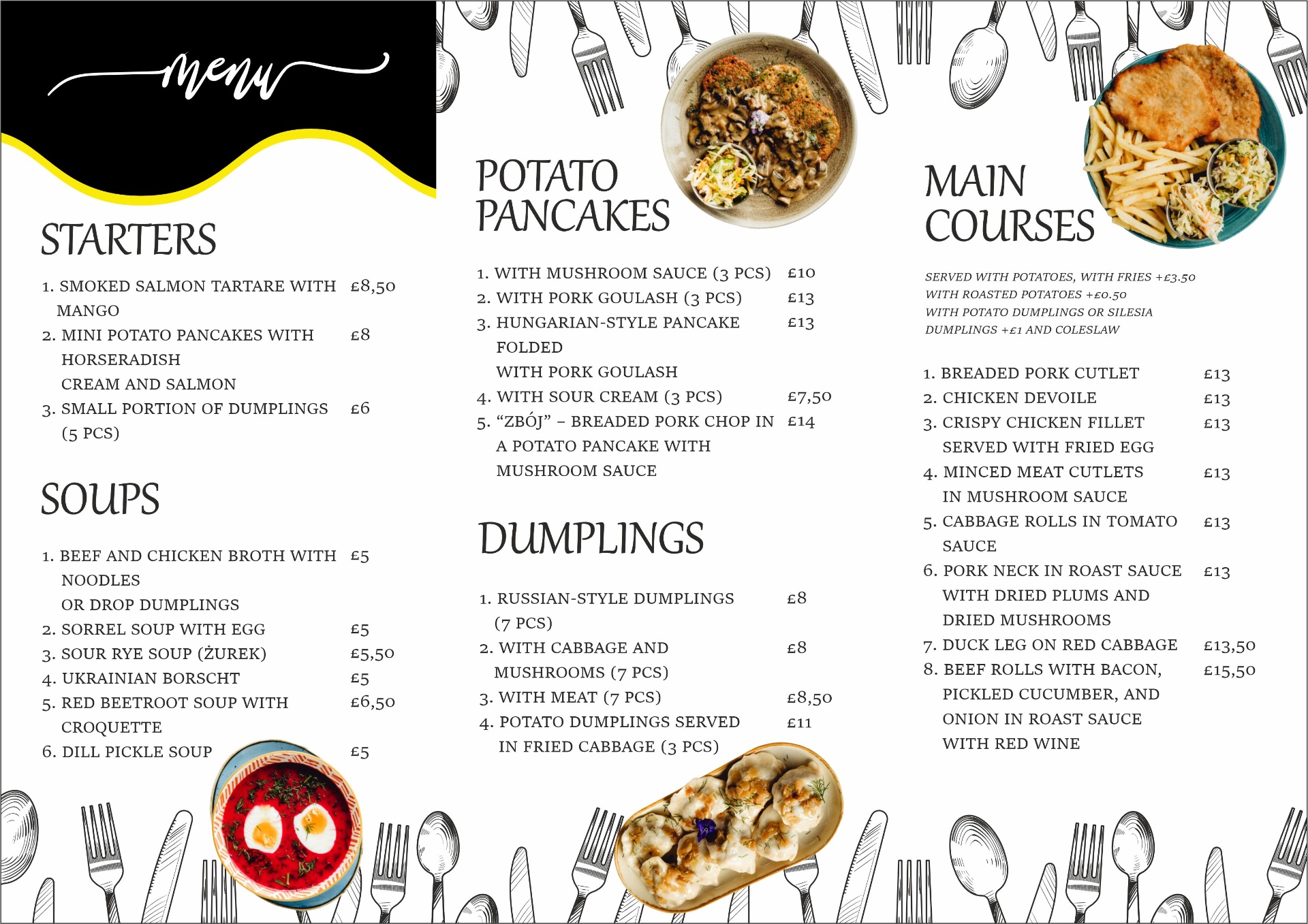 Foodie Bistro & Cafe - ulotka DL (strona 2)